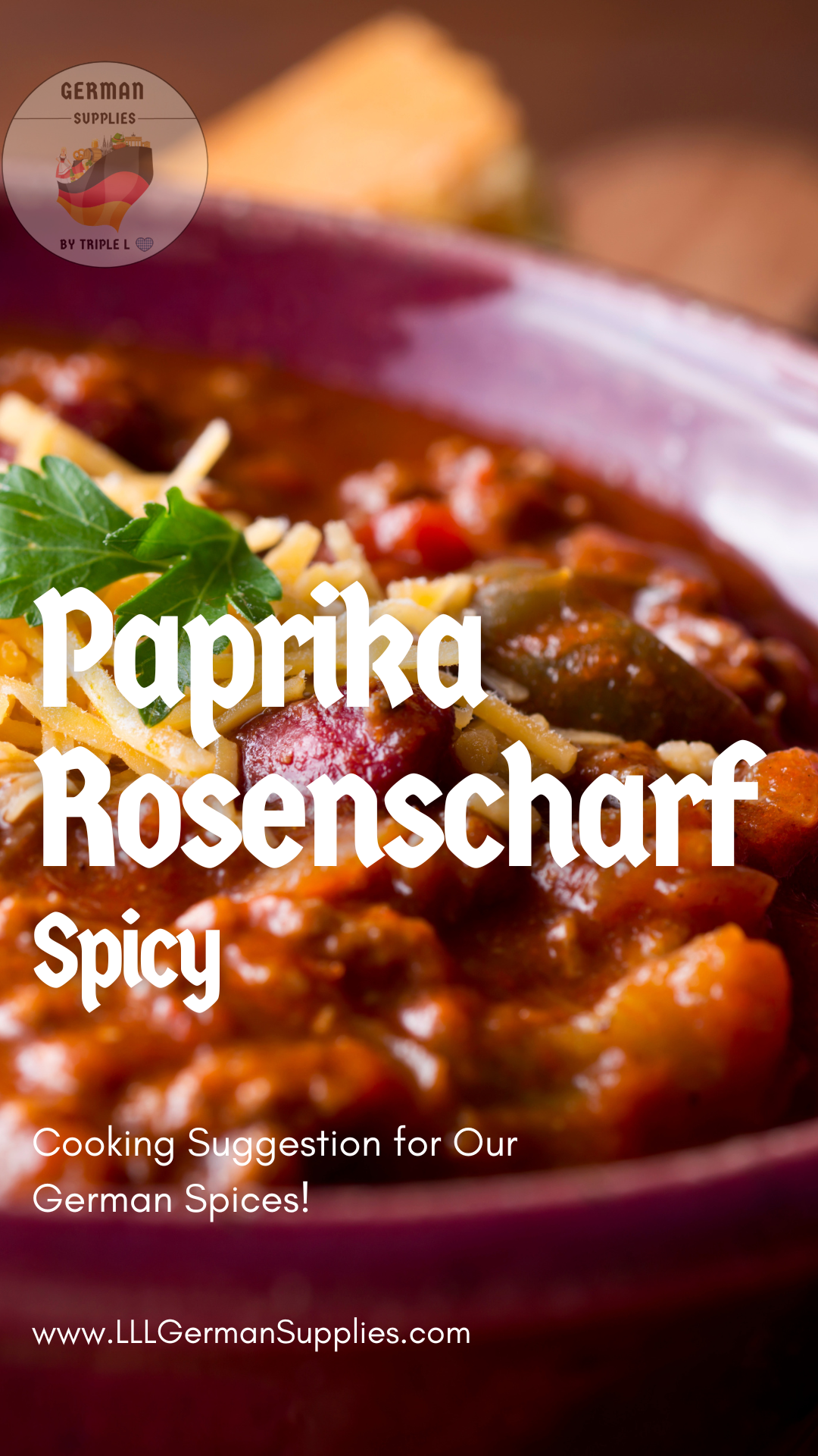 4x10g organic German Paprika Rosenscharf, Paprika spicy