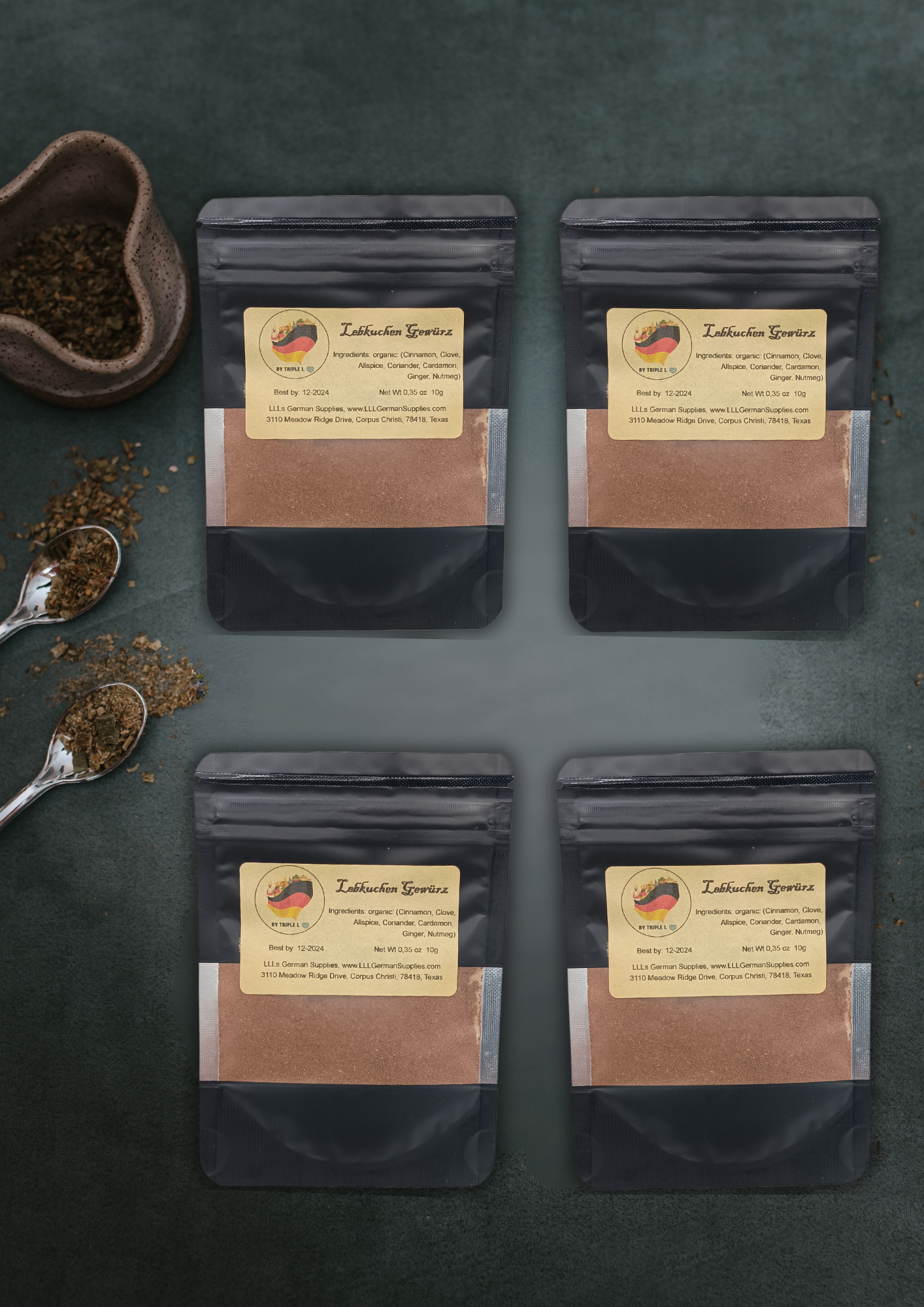 50g Lebkuchen Gewürz, Lebkuchen Gewurz, German Gingerbread spice