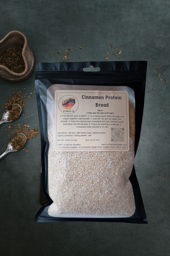 Glutenfree Cinnamon Protein Bread