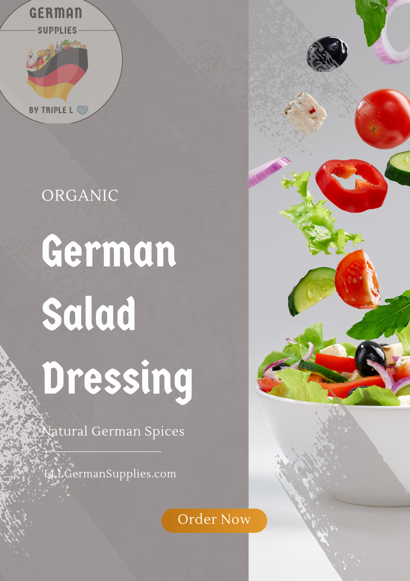 Big 150g German Salad Dressing - for 15 flavorful family size salads -