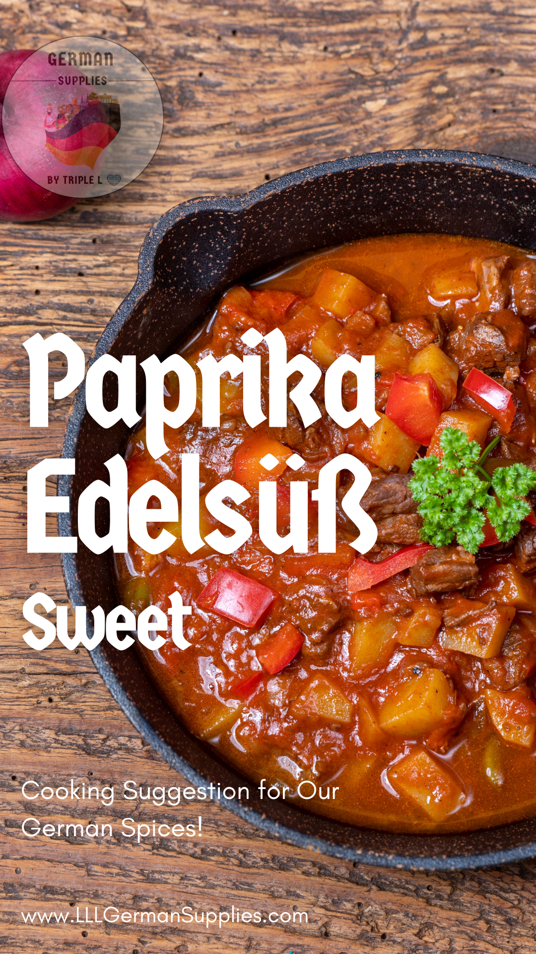 4x10g organic German Paprika Edelsüß, Paprika sweet