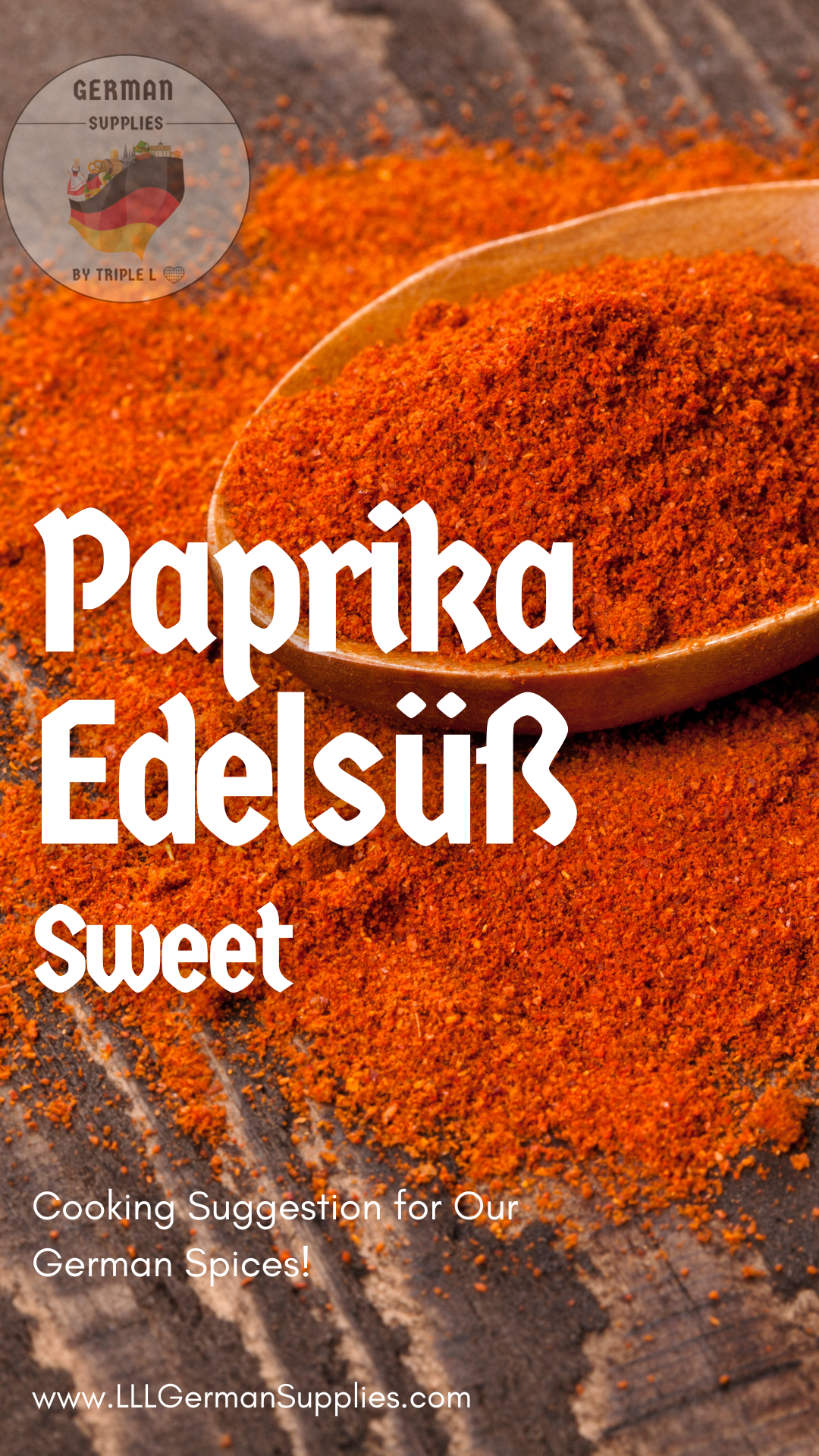 4x10g organic German Paprika Edelsüß, Paprika sweet