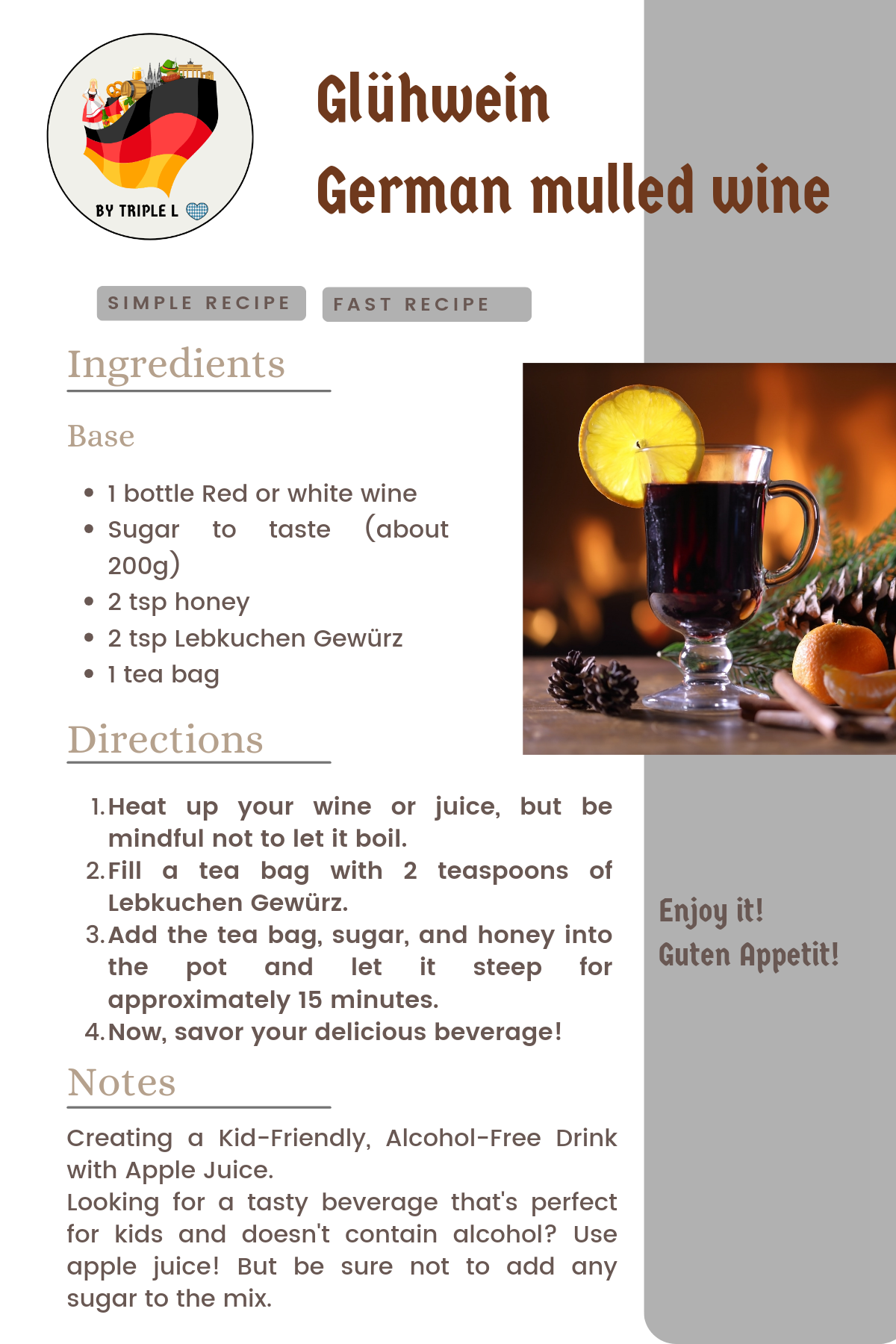 50g Lebkuchen Gewürz, Lebkuchen Gewurz, German Gingerbread spice