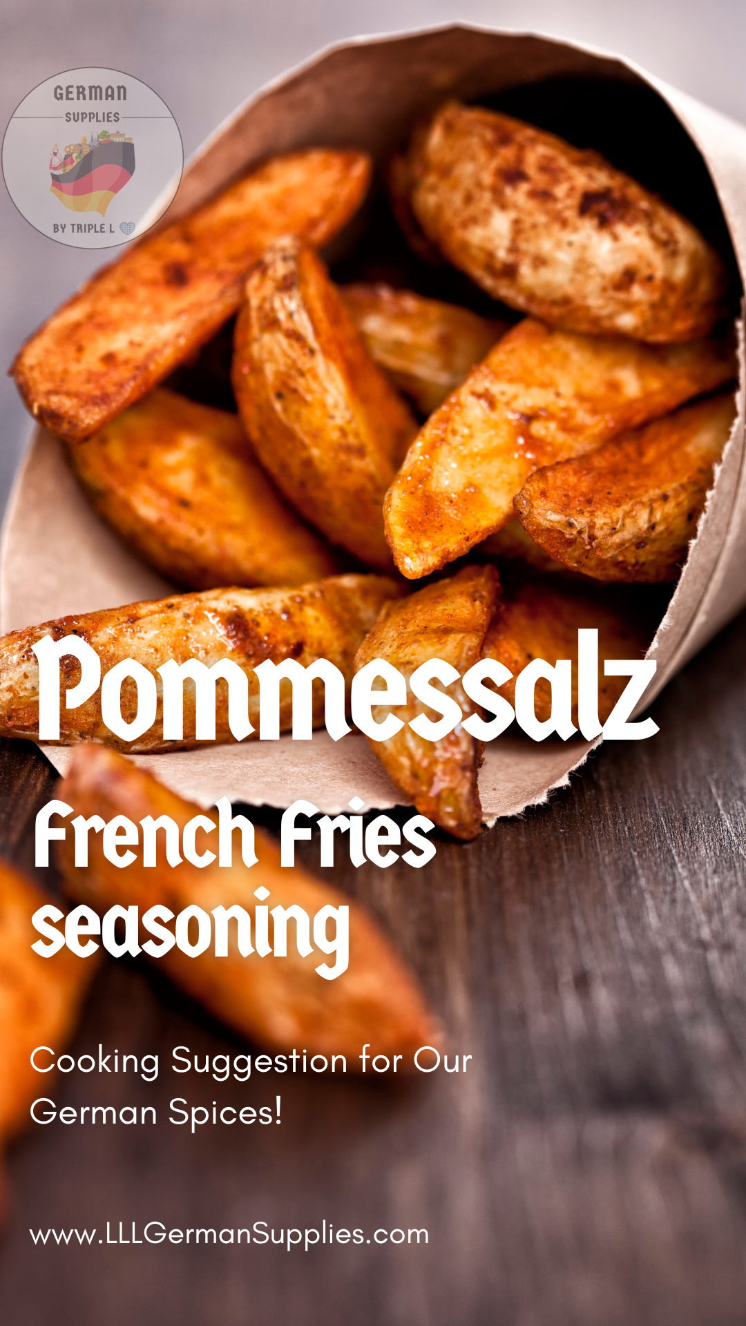 4x10g Pommes Würzsalz, French Fries Seasoning