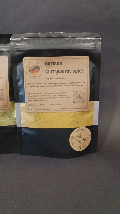 German Spice Bundle (Triple L’s Spice and Dressing Bundle - Discover the Flavors of Germany and Italy, Plus a Dash of Holiday Magic, Currywurst, German Salad, Italian Salad)