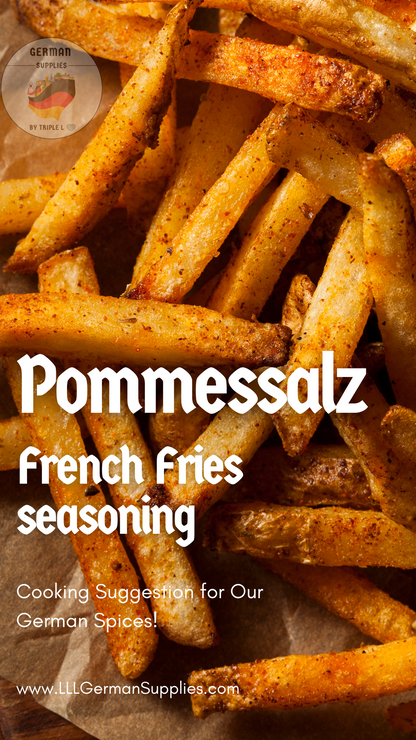 4x10g Pommes Würzsalz, French Fries Seasoning